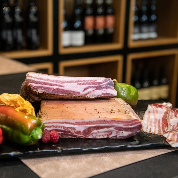 Pancetta steccata